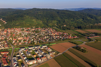 Neubaugebiet Im Kisselfließ, Am Ziegelbuckel in Laudenbach im Bundesland Baden-Württemberg, Deutschland