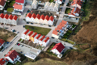 Neubaugebiet Am Scheidgraben in Wörth am Rhein im Bundesland Rheinland-Pfalz, Deutschland