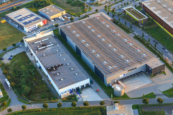 Caterpillar GmbH Logistik Center und  Rudolph Logistik GmbH in Lorsch im Bundesland Hessen, Deutschland
