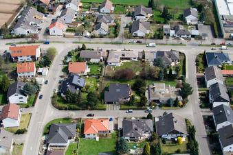 Luftbild von Nansenstr in Kandel im Bundesland Rheinland-Pfalz, Deutschland