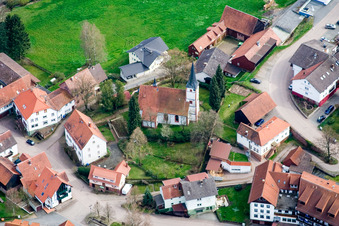 Kirchengebäude der Kapelle im Ortsteil Güttersbach in Mossautal im Bundesland Hessen, Deutschland