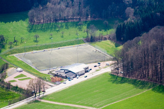 Sportplatz im Ortsteil Affolterbach in Wald-Michelbach im Bundesland Hessen, Deutschland