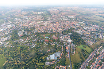 Luftbild von Landau-West in Landau in der Pfalz im Bundesland Rheinland-Pfalz, Deutschland