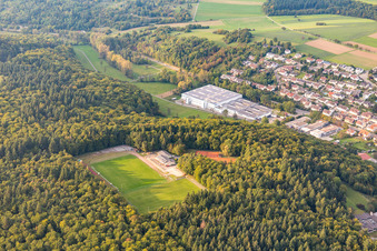 Waldstadion in Eisingen im Bundesland Baden-Württemberg, Deutschland