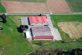 Luftaufnahme von Ortsteil Affolterbach in Wald-Michelbach im Bundesland Hessen, Deutschland