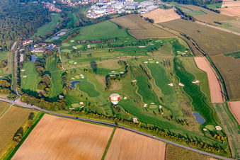 Luftbild von Golfclub Kalshäuser Hof Golf Pforzheim im Ortsteil Dürrn in Ölbronn-Dürrn im Bundesland Baden-Württemberg, Deutschland