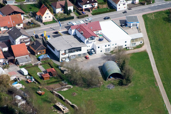 Schrägluftbild von Ortsteil Affolterbach in Wald-Michelbach im Bundesland Hessen, Deutschland