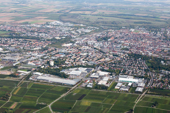 Landau-Nord in Landau in der Pfalz im Bundesland Rheinland-Pfalz, Deutschland aus der Luft