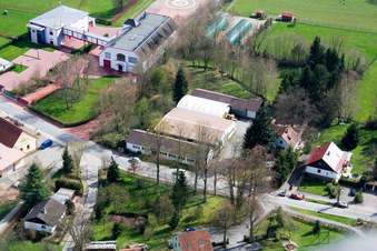Ortsteil Affolterbach in Wald-Michelbach im Bundesland Hessen, Deutschland von oben