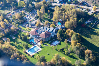 Dahn im Bundesland Rheinland-Pfalz, Deutschland aus der Luft betrachtet