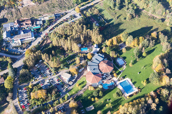 Dahn im Bundesland Rheinland-Pfalz, Deutschland aus der Luft