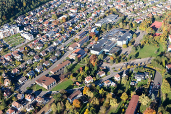 Dahn im Bundesland Rheinland-Pfalz, Deutschland aus der Drohnenperspektive
