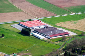 Drohnenbild von Ortsteil Affolterbach in Wald-Michelbach im Bundesland Hessen, Deutschland
