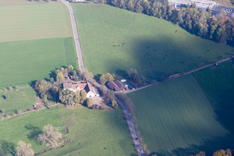 Gutsschänke Bierhelderhof im Ortsteil Rohrbach in Heidelberg im Bundesland Baden-Württemberg, Deutschland