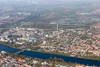 Neueneimer Feld, Universität im Ortsteil Neuenheim in Heidelberg im Bundesland Baden-Württemberg, Deutschland
