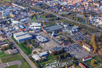Luftbild von Speyer im Bundesland Rheinland-Pfalz, Deutschland