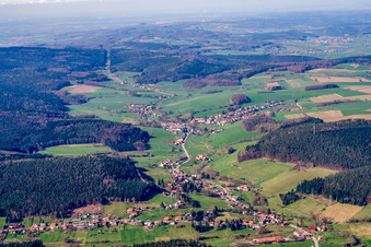 Unter-Mossau von Süden in Mossautal im Bundesland Hessen, Deutschland