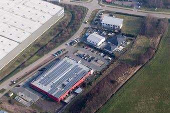 Minderslachen, Gewerbegebiet Horst in Kandel im Bundesland Rheinland-Pfalz, Deutschland