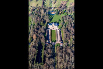 Ortsteil Förch in Rastatt im Bundesland Baden-Württemberg, Deutschland aus der Luft