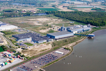 Contargo im Ortsteil Maximiliansau in Wörth am Rhein im Bundesland Rheinland-Pfalz, Deutschland