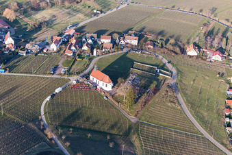 Drohnenbild von Ortsteil Gleiszellen in Gleiszellen-Gleishorbach im Bundesland Rheinland-Pfalz, Deutschland