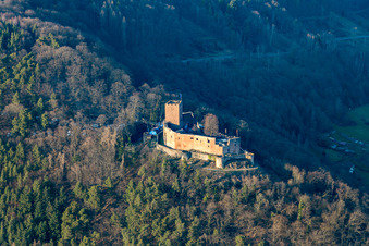 Burgruine Landeck in Klingenmünster im Bundesland Rheinland-Pfalz, Deutschland