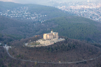 Oberhambach, Hambacher Schloss im Ortsteil Diedesfeld in Neustadt an der Weinstraße im Bundesland Rheinland-Pfalz, Deutschland