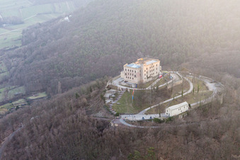 Luftaufnahme von Ortsteil Diedesfeld in Neustadt an der Weinstraße im Bundesland Rheinland-Pfalz, Deutschland