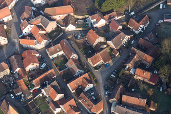 Weiterswiller im Bundesland Bas-Rhin, Frankreich von oben