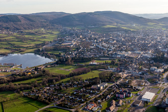 Luftbild von Autun (Burgund) im Bundesland Saône-et-Loire, Frankreich