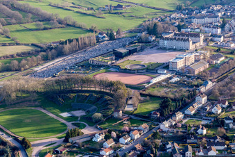 Autun (Burgund) im Bundesland Saône-et-Loire, Frankreich von oben