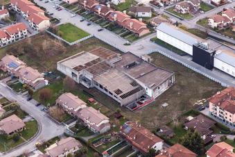 San Daniele del Friuli im Bundesland Udine, Italien aus der Luft betrachtet