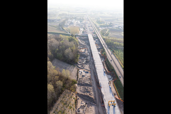 Luftaufnahme von Ronchis im Bundesland Udine, Italien