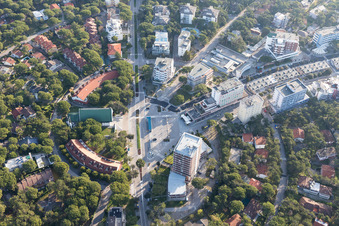 Lignano Pineta im Bundesland Friaul-Julisch Venetien, Italien aus der Vogelperspektive