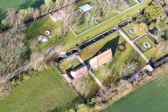 Luftbild von Cedrugno im Bundesland Venetien, Italien