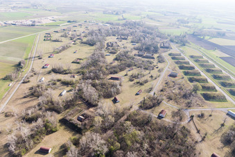 Luftaufnahme von San Lorenzo im Bundesland Friaul-Julisch Venetien, Italien