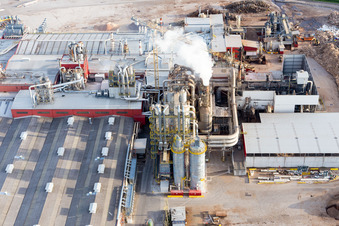 Luftaufnahme von Bicinicco im Bundesland Udine, Italien