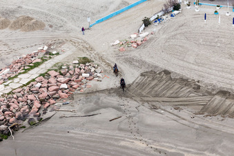 Lido delle Nazioni im Bundesland Emilia-Romagna, Italien aus der Luft