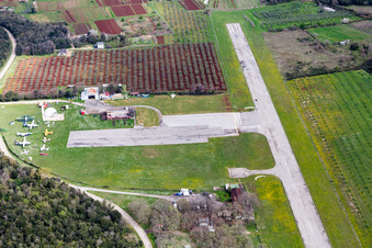 Drohnenbild von Vrsar im Bundesland Gespanschaft Istrien, Kroatien