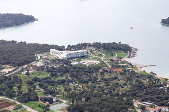 Anita im Bundesland Gespanschaft Istrien, Kroatien aus der Luft