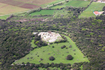 Luftbild von Kokuletovica im Bundesland Gespanschaft Istrien, Kroatien