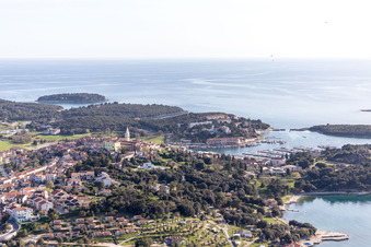 Luftbild von Stancija Valkanela im Bundesland Gespanschaft Istrien, Kroatien