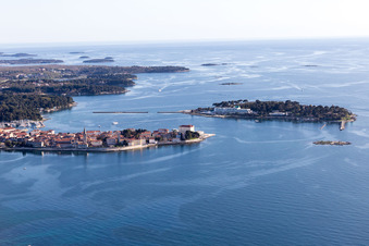 Luftaufnahme von Materada-Maj im Bundesland Gespanschaft Istrien, Kroatien