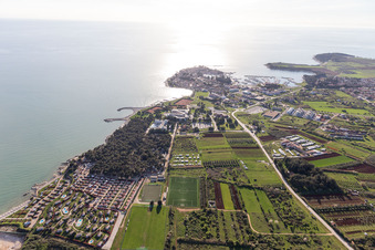 Antenal im Bundesland Gespanschaft Istrien, Kroatien aus der Luft