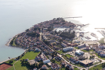 Antenal im Bundesland Gespanschaft Istrien, Kroatien vom Flugzeug aus