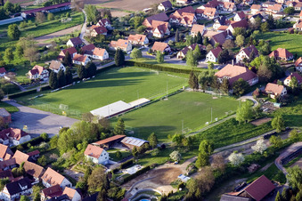 Seebach im Bundesland Bas-Rhin, Frankreich von oben