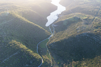 Jural im Bundesland Gespanschaft Istrien, Kroatien vom Flugzeug aus