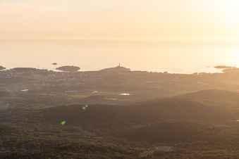 Rovinj im Bundesland Gespanschaft Istrien, Kroatien aus der Luft