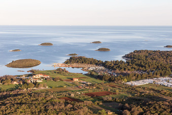 Stancija Valkanela im Bundesland Gespanschaft Istrien, Kroatien aus der Luft betrachtet