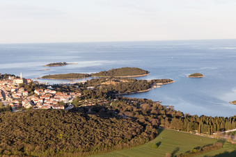Stancija Valkanela im Bundesland Gespanschaft Istrien, Kroatien von einer Drohne aus